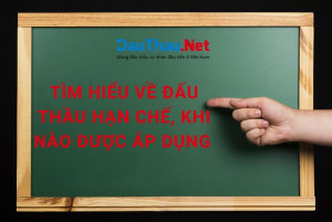 Tìm hiểu về đấu thầu hạn chế, khi nào thì được áp dụng?