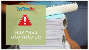 Hủy thầu và đấu thầu lại: Cách khắc phục để không phải đấu thầu lại