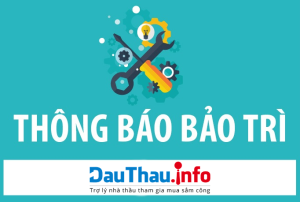 Thông báo bảo trì ngày 26/12